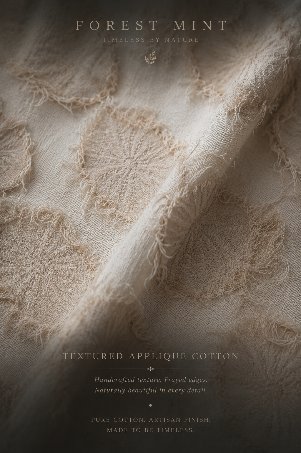 Texture Applique Cotton