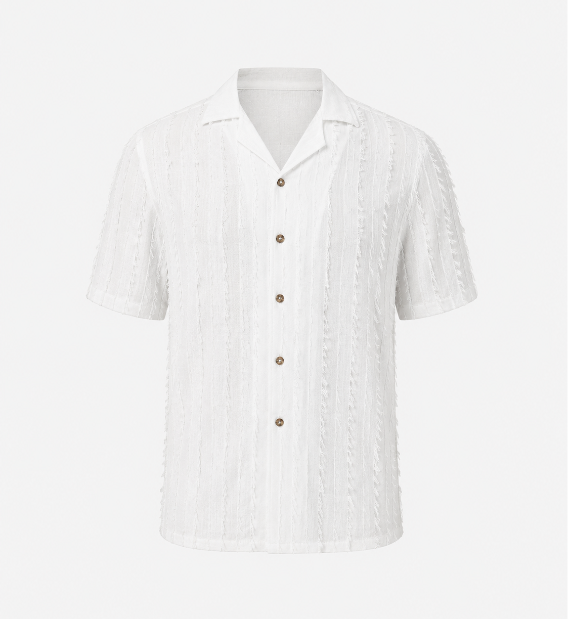 CAMP FRINGE SHIRT WHITE