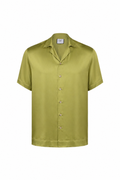 CAMP COLLAR  SHIRT VISCOSE - LIME