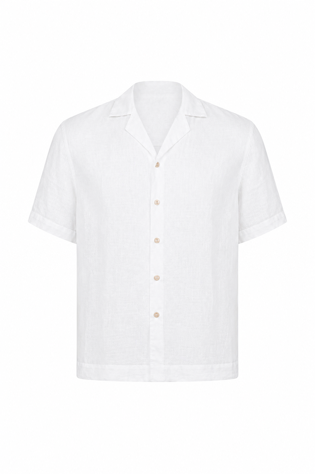 CAMP COLLAR  LINEN WHITE