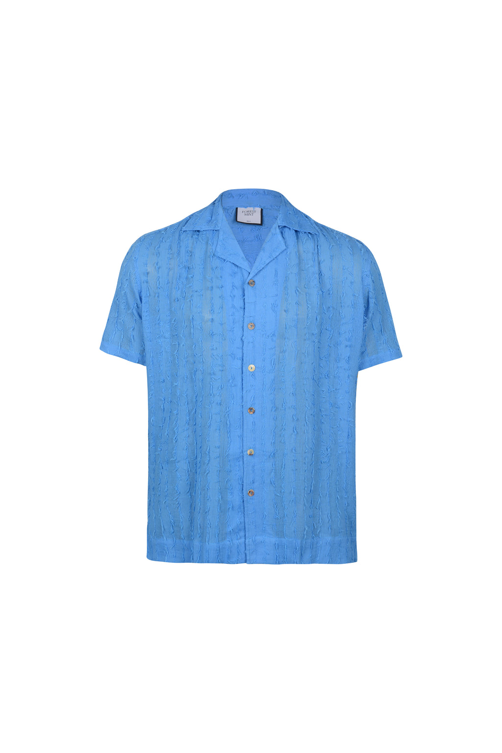 CAMP FRINGE SHIRT AZUR