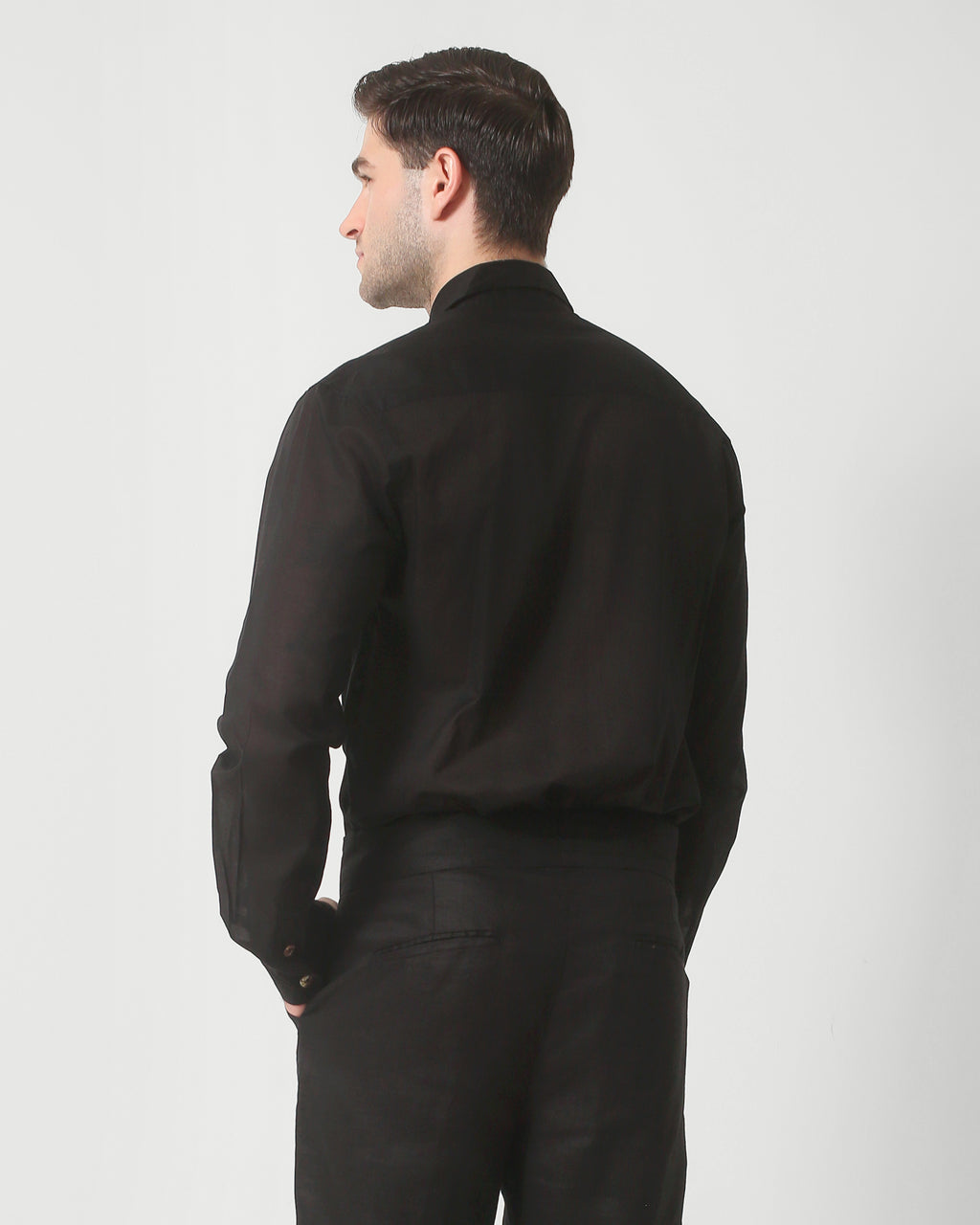 CLASSIC COTTON SHIRT BLACK