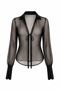 CALIA SILK CHIFFON BLOUSE