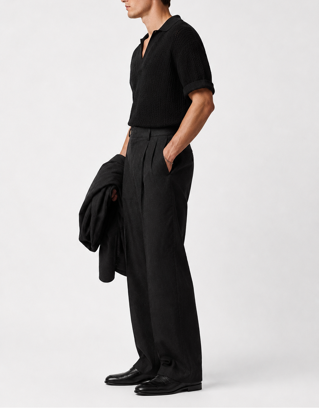 HARISON LINEN PANTS - BLACK