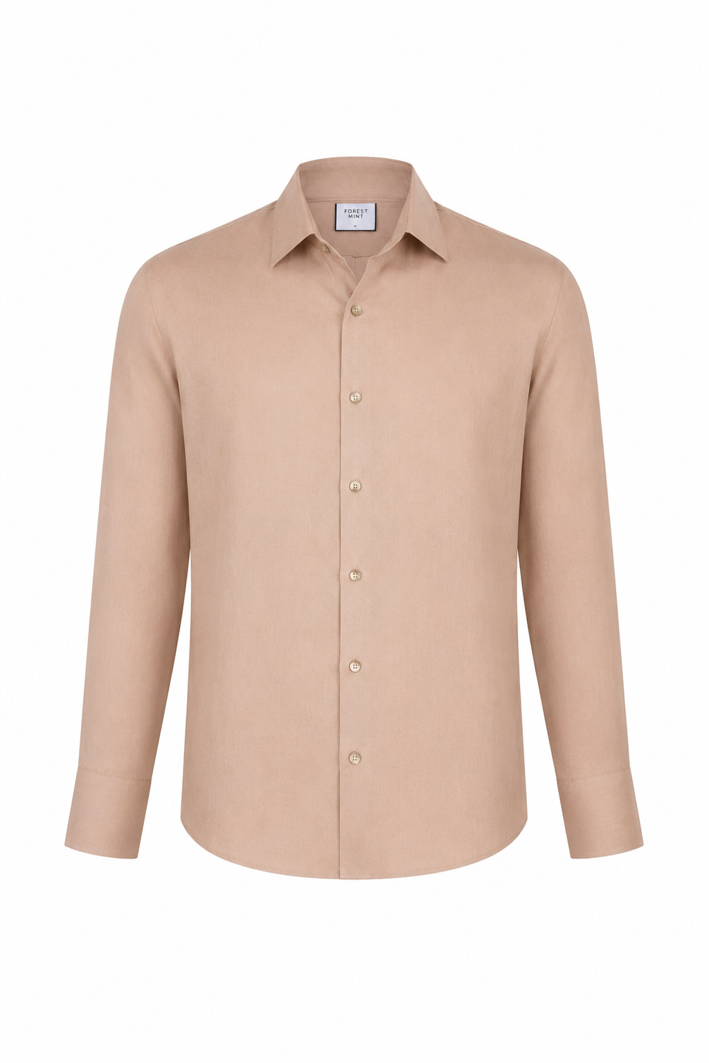 CLASSIC LINEN SHIRT - TAN