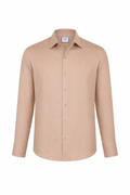 CLASSIC LINEN SHIRT - TAN