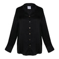 HAILEY VISCOSE SILK SHIRT-BLACK