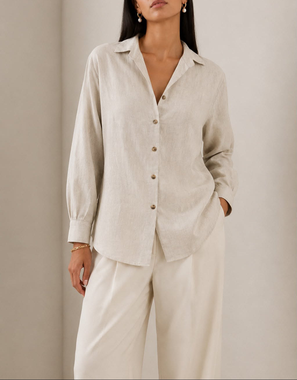 HAILEY LINEN SHIRT