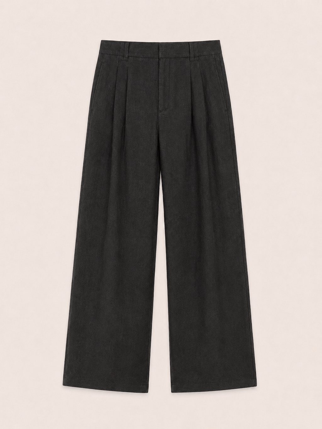 HARISON LINEN PANTS - BLACK