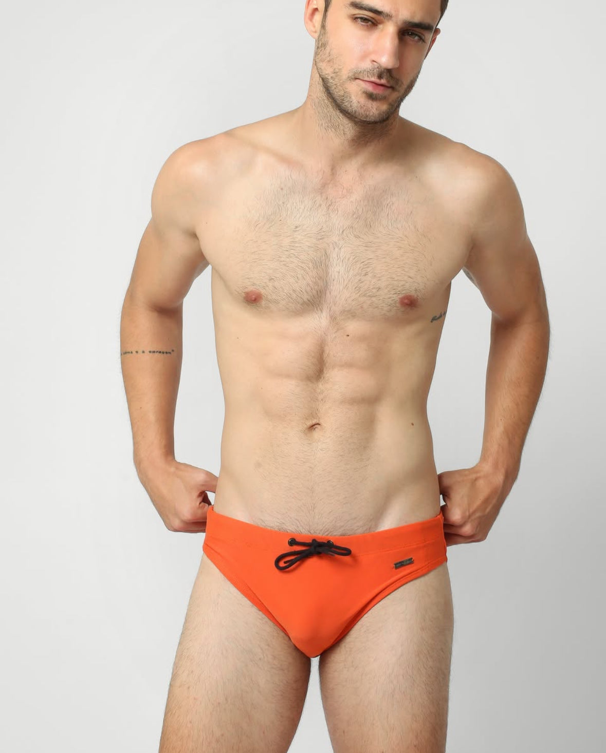 SIGNATURE SWIM BRIEF — BURNT ORANGE