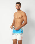 BEACHSIDE PRINT SWIM SHORT