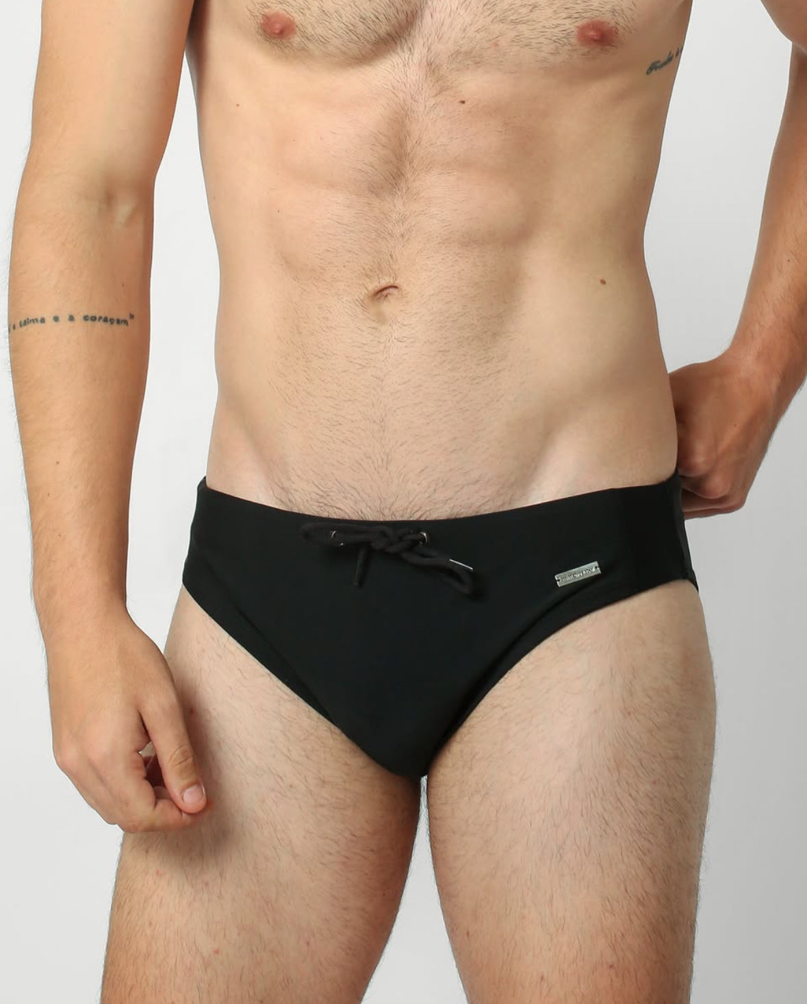 SIGNATURE SWIM BRIEF — BLACK