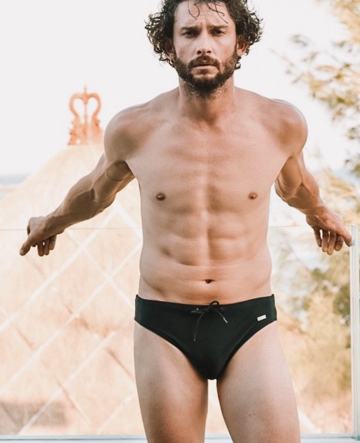 SIGNATURE SWIM BRIEF — BLACK