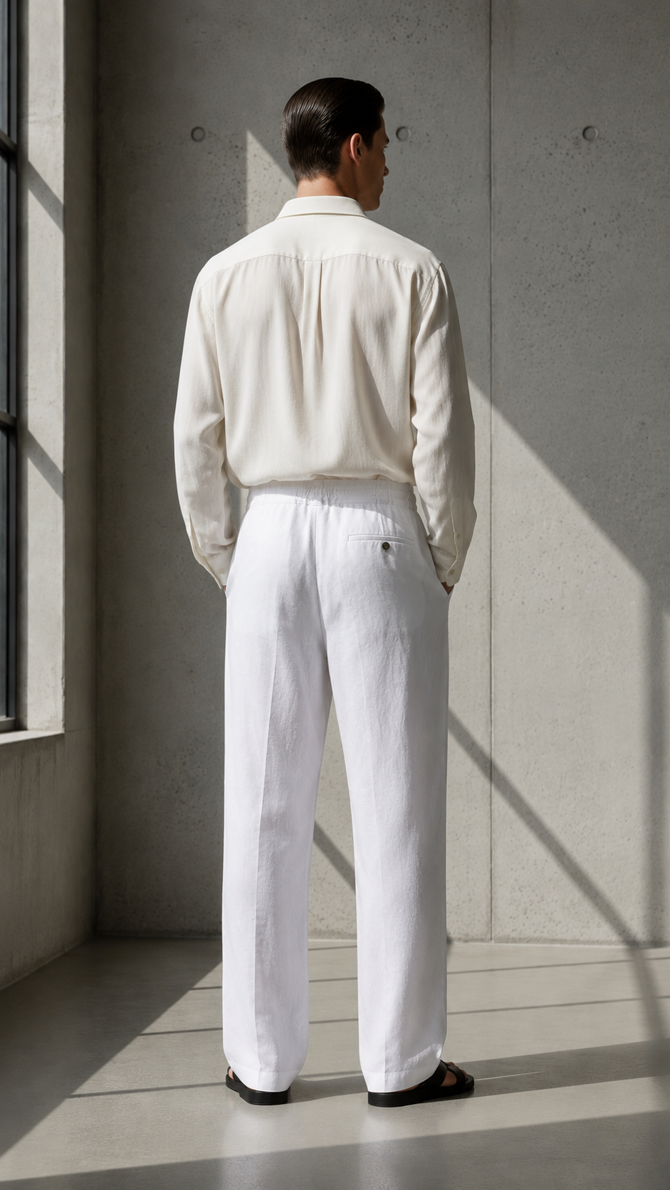 JACKSON LINEN PANT - WHITE