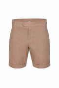 LINEN SIDE -TAB SHORTS