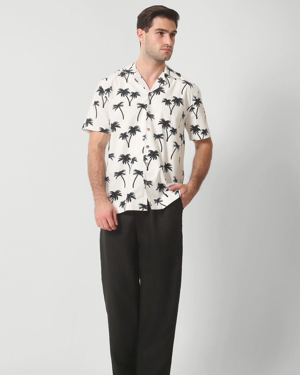 CORDUROY CAMP COLLAR SHIRT