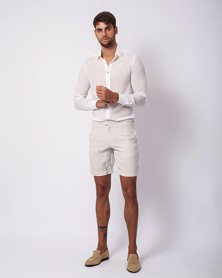 CLASSIC COTTON SHIRT OFF WHITE