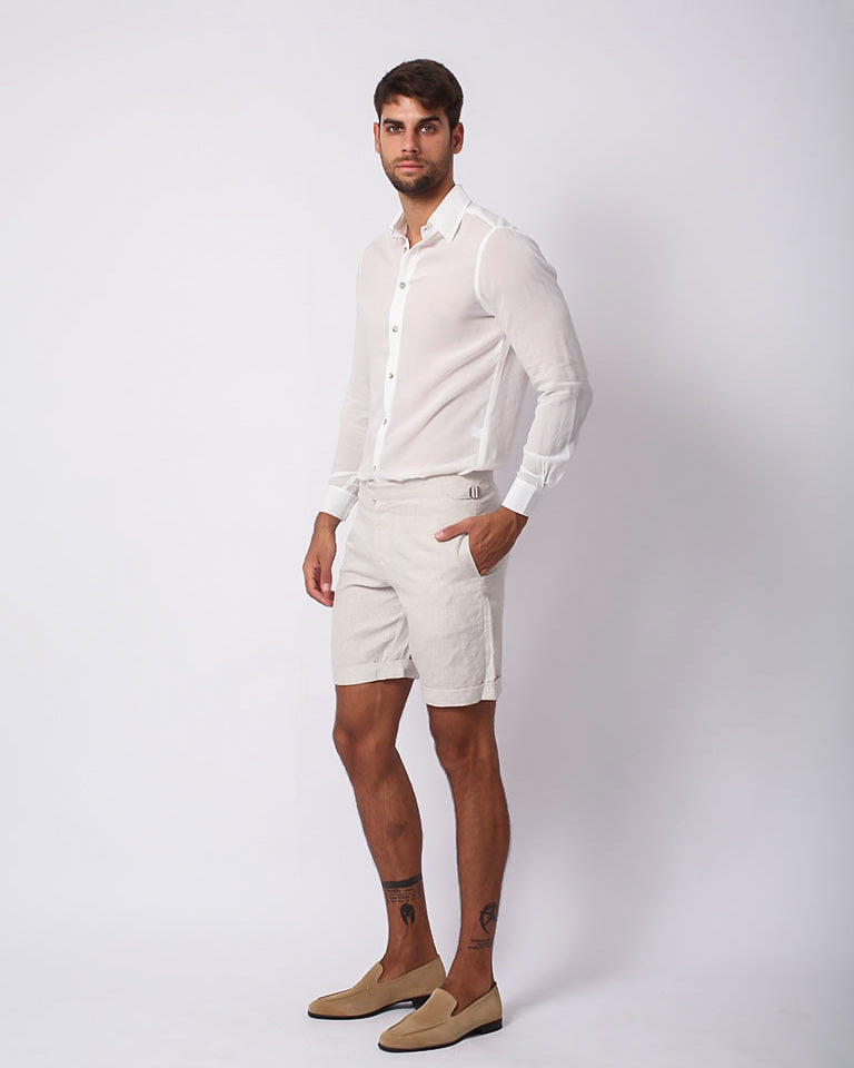 CLASSIC COTTON SHIRT OFF WHITE