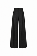 MAXMARA LINEN PANTS - BLACK