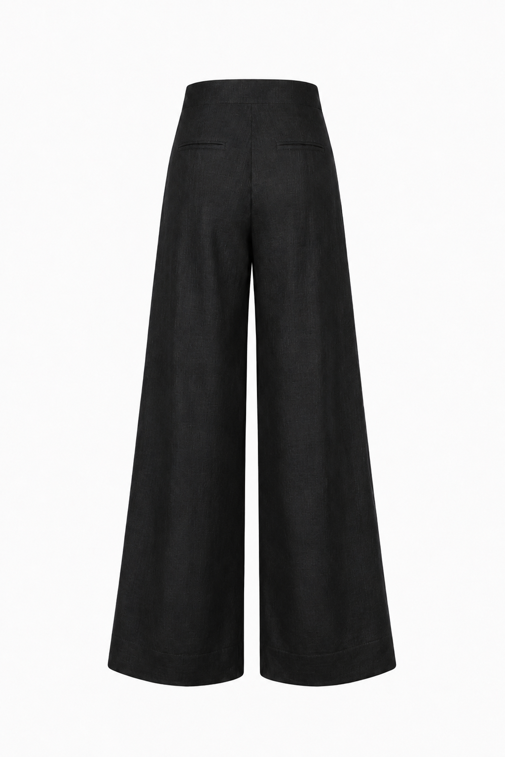 MAXMARA LINEN PANTS - BLACK