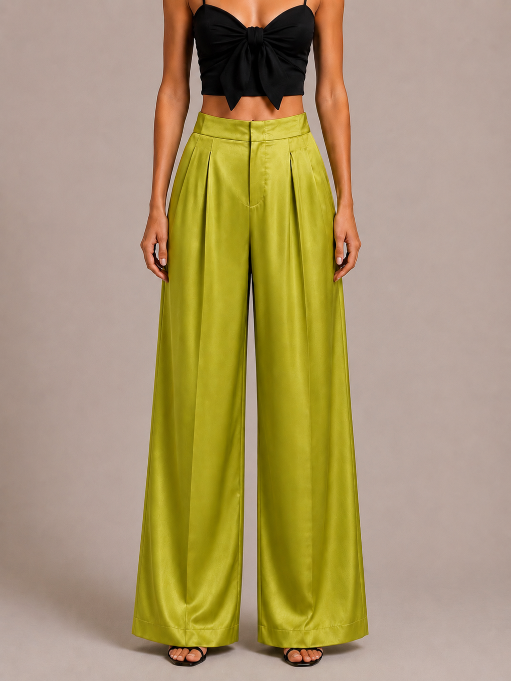 MAXMARA WIDE LEGS PANTS - LIME