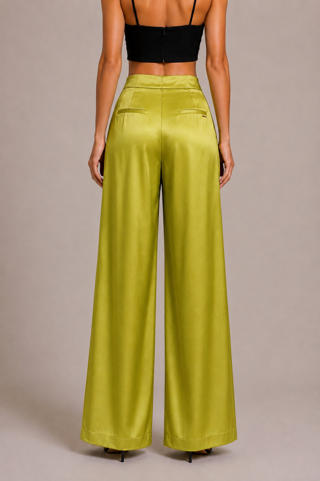 MAXMARA WIDE LEGS PANTS - LIME
